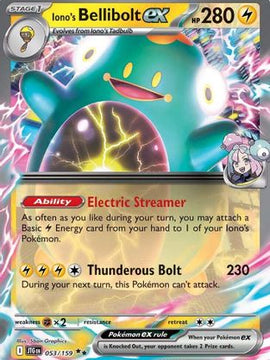 Iono's Bellibolt ex - 053/159 53 - SV09 Journey Together Holofoil