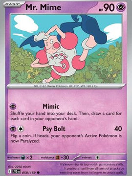 Mr. Mime 58 - SV09 Journey Together