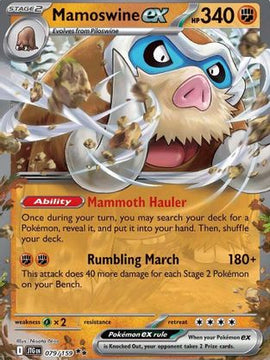 Mamoswine ex - 079/159 79 - SV09 Journey Together Holofoil