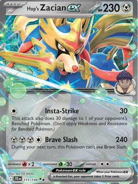 Hop's Zacian ex - 111/159 111 - SV09 Journey Together Holofoil
