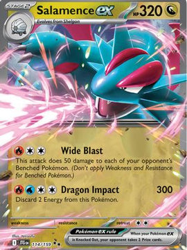 Salamence ex - 114/159 114 - SV09 Journey Together Holofoil