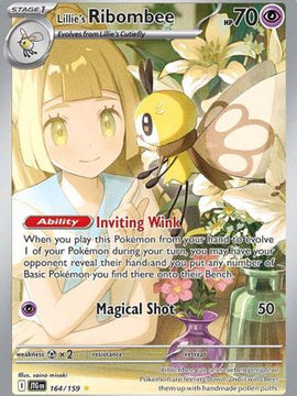 Lillie's Ribombee - 164/159 164 - SV09 Journey Together Holofoil