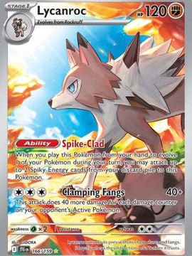 Lycanroc - 166/159 166 - SV09 Journey Together Holofoil