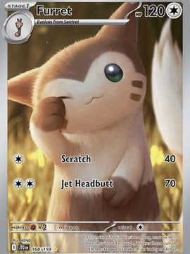 Furret - 168/159 168 - SV09 Journey Together Holofoil