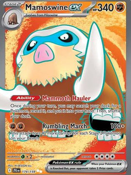 Mamoswine ex - 174/159 174 - SV09 Journey Together Holofoil