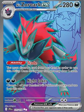 N's Zoroark ex - 175/159 175 - SV09 Journey Together Holofoil