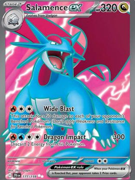 Salamence ex - 177/159 177 - SV09 Journey Together Holofoil