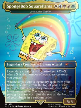 SpongeBob SquarePants - Jodah, the Unifier (Rainbow Foil) (SLD-1932) - Secret Lair Drop Series Foil