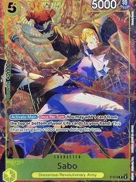 Sabo (Premium Card Collection -Best Selection Vol. 3-) (P-073) - One Piece Promotion Cards Foil