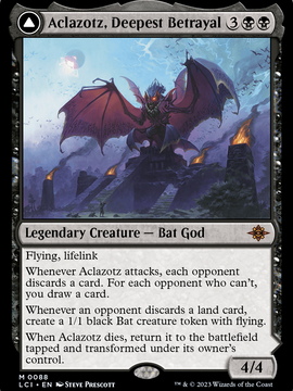 Aclazotz, Deepest Betrayal // Temple of the Dead (LCI-088) - The Lost Caverns of Ixalan