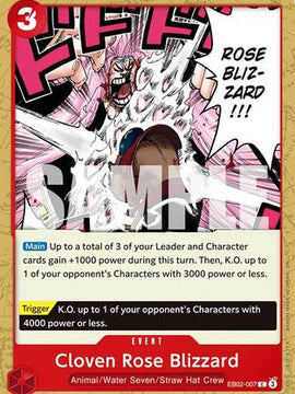 Cloven Rose Blizzard (EB02-007) - Extra Booster: Anime 25th Collection