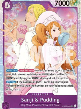 Sanji & Pudding (EB02-035) - Extra Booster: Anime 25th Collection Foil