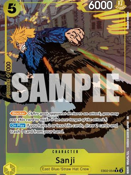 Sanji (Alternate Art) (EB02-054) - Extra Booster: Anime 25th Collection Foil