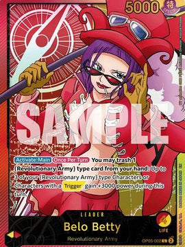 Belo Betty (SPR) (OP05-002) - Extra Booster: Anime 25th Collection Foil