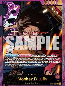 Monkey.D.Luffy (SPR) (OP05-060) - Extra Booster: Anime 25th Collection Foil