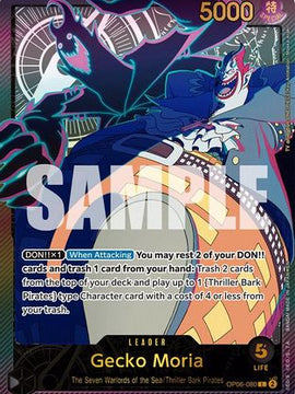 Gecko Moria (SPR) (OP06-080) - Extra Booster: Anime 25th Collection Foil