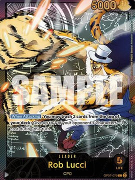 Rob Lucci (SPR) (OP07-079) - Extra Booster: Anime 25th Collection Foil