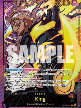 King (SPR) (OP08-057) - Extra Booster: Anime 25th Collection Foil