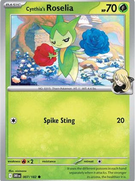 Cynthia's Roselia 7 - SV10 Destined Rivals