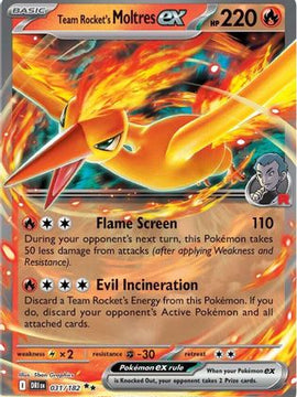 Team Rocket's Moltres ex 31 - SV10 Destined Rivals Holofoil