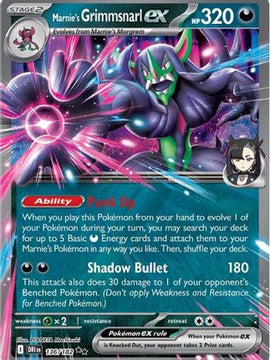 Marnie's Grimmsnarl ex 136 - SV10 Destined Rivals Holofoil