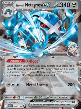 Steven's Metagross ex 145 - SV10 Destined Rivals Holofoil
