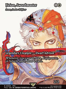 Firion, Swordmaster - Sram, Senior Edificer (Showcase) (FCA-003) - FINAL FANTASY: Through the Ages Foil
