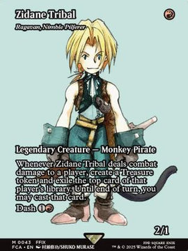 Zidane Tribal - Ragavan, Nimble Pilferer (Showcase) (FCA-043) - FINAL FANTASY: Through the Ages