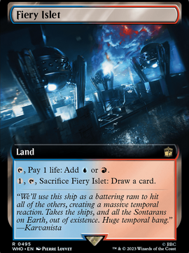 Fiery Islet (WHO-495) - Doctor Who: (Extended Art)