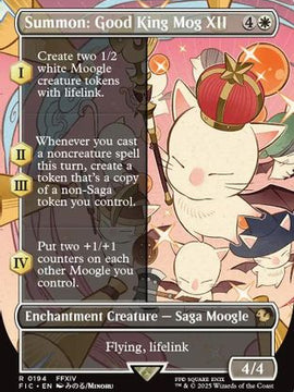 Summon: Good King Mog XII (Borderless) (FIC-194) - Commander: FINAL FANTASY