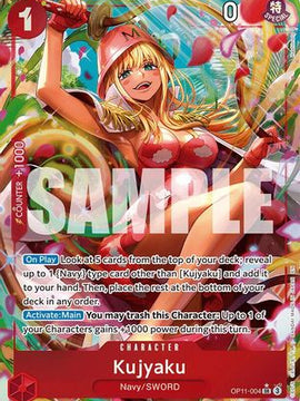 Kujyaku (Alternate Art) (OP11-004) - A Fist of Divine Speed Foil