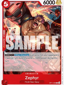 Zephyr (OP11-006) - A Fist of Divine Speed
