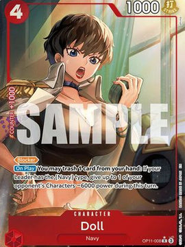 Doll (Alternate Art) (OP11-008) - A Fist of Divine Speed Foil