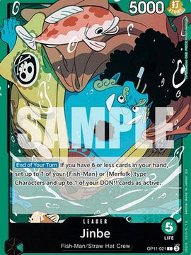 Jinbe (021) (OP11-021) - A Fist of Divine Speed