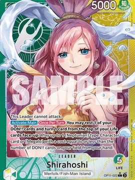 Shirahoshi (022) (Alternate Art) (OP11-022) - A Fist of Divine Speed Foil
