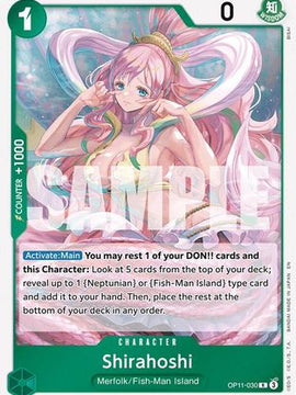 Shirahoshi (030) (OP11-030) - A Fist of Divine Speed Foil