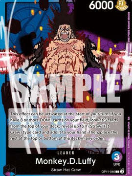 Monkey.D.Luffy (040) (OP11-040) - A Fist of Divine Speed