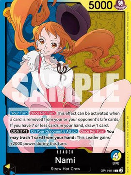 Nami (041) (OP11-041) - A Fist of Divine Speed