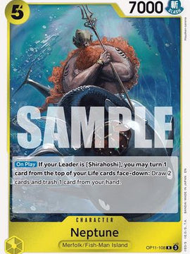 Neptune (OP11-108) - A Fist of Divine Speed Foil