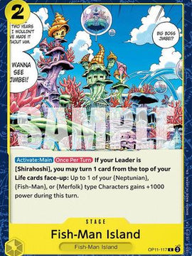 Fish-Man Island (OP11-117) - A Fist of Divine Speed
