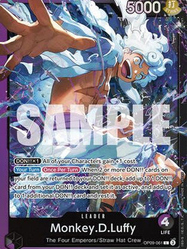 Monkey.D.Luffy (OP09-061) (OP09-061) - Starter Deck 26: PURPLE/BLACK Monkey.D.Luffy Foil