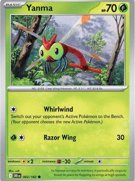 Yanma - 002/182 2 - SV10 Destined Rivals