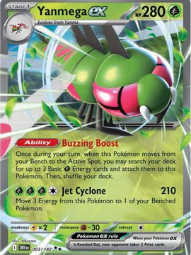 Yanmega ex - 003/182 3 - SV10 Destined Rivals Holofoil