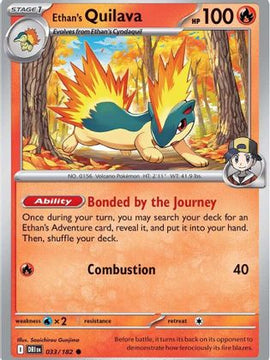 Ethan's Quilava 33 - SV10 Destined Rivals