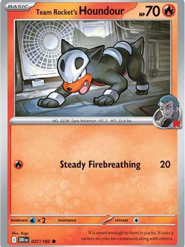 Team Rocket's Houndour 37 - SV10 Destined Rivals