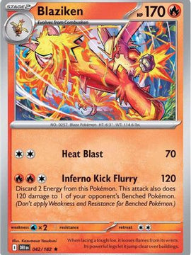 Blaziken - 042/182 42 - SV10 Destined Rivals Holofoil