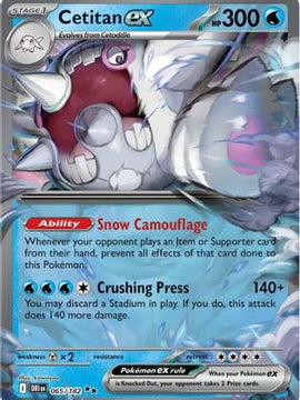 Cetitan ex - 065/182 65 - SV10 Destined Rivals Holofoil