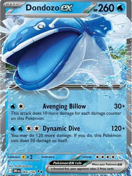 Dondozo ex - 066/182 66 - SV10 Destined Rivals Holofoil
