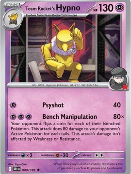 Team Rocket's Hypno 80 - SV10 Destined Rivals