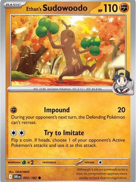 Ethan's Sudowoodo 93 - SV10 Destined Rivals